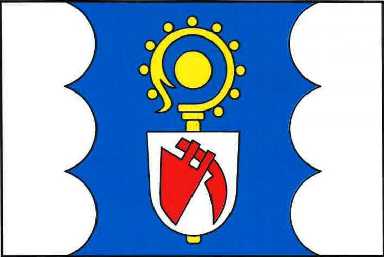 Vlajka obce Hněvotín