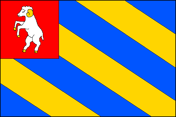Vlajka obce Skořice