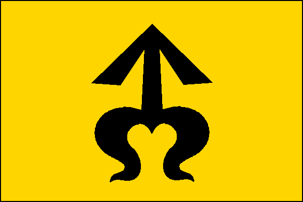 Vlajka obce Kravaře