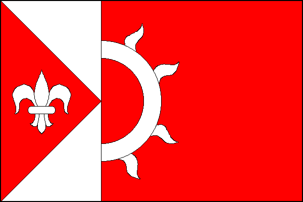 Vlajka obce Velké Heraltice