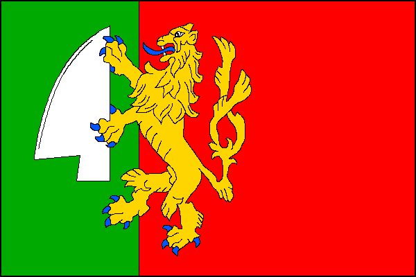 Vlajka obce Nové Lublice