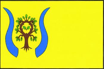 Vlajka obce Dománovice