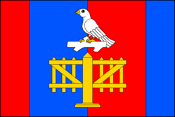 Vlajka obce Zalešany