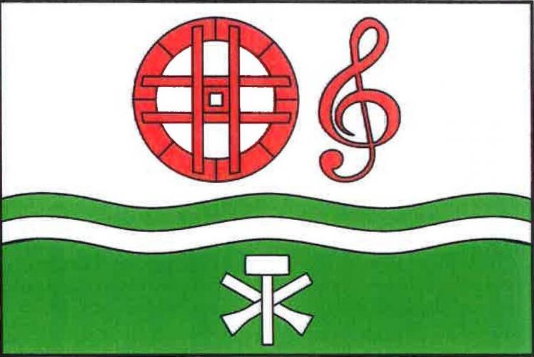 Vlajka obce Hudčice