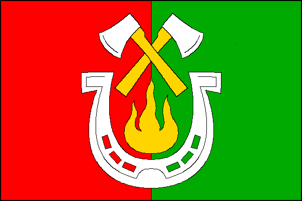 Vlajka obce Ždírec