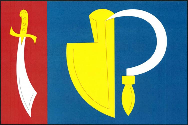 Vlajka obce Lazníčky