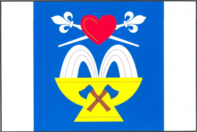 Vlajka obce Teplice nad Bečvou