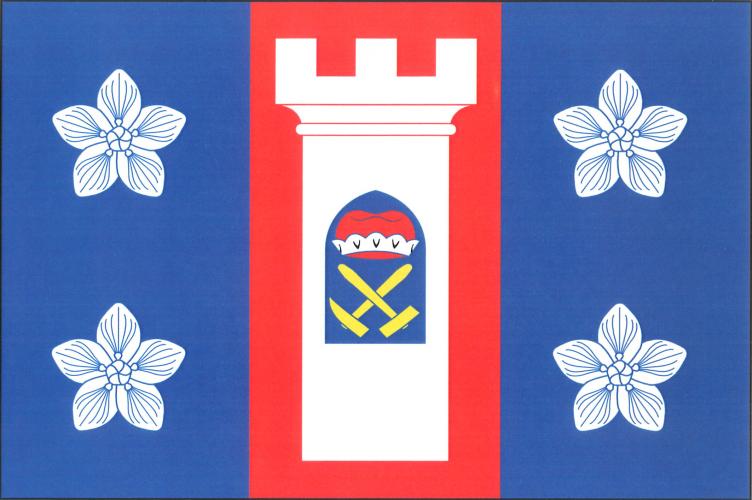 Vlajka obce Zvěstov