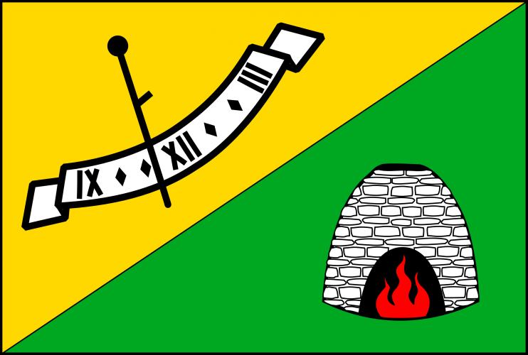 Vlajka obce Suchomasty