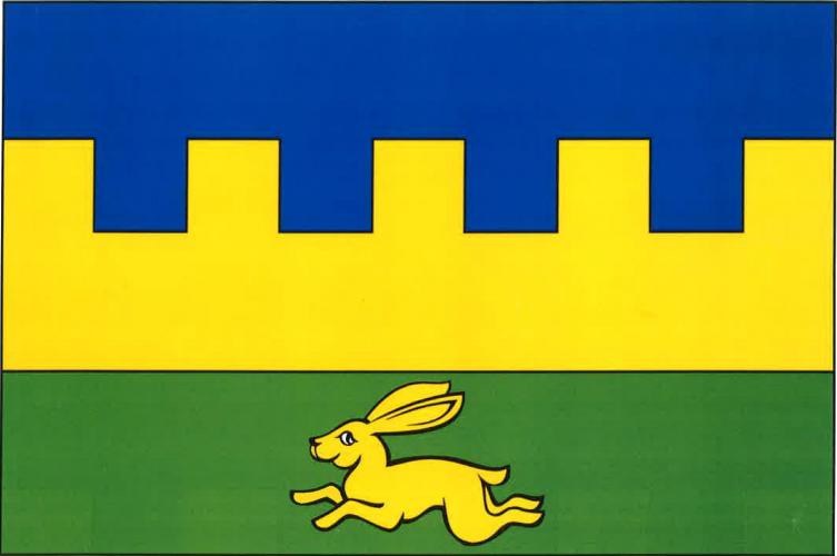 Vlajka obce Záluží