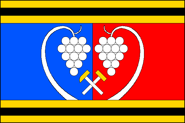 Vlajka obce Vinařice