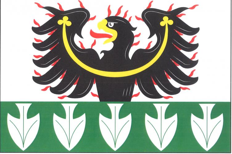 Vlajka obce Horní Kruty