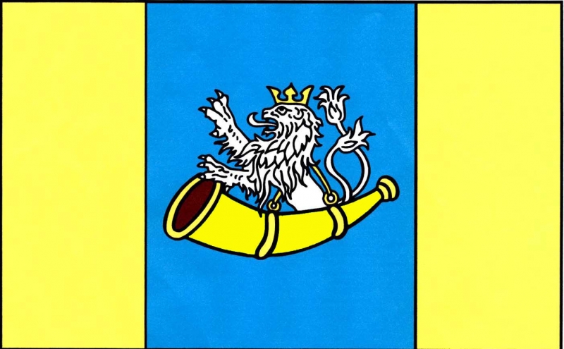 Vlajka obce Veltruby