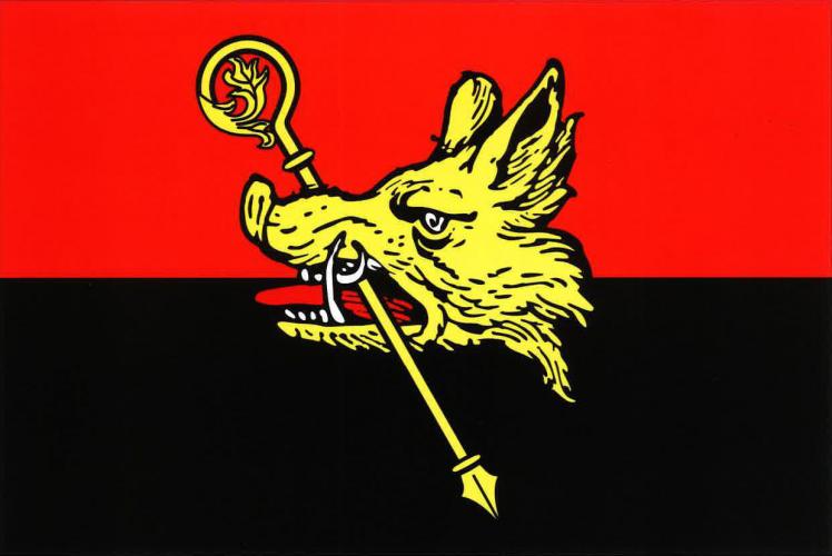 Vlajka obce Skřipel