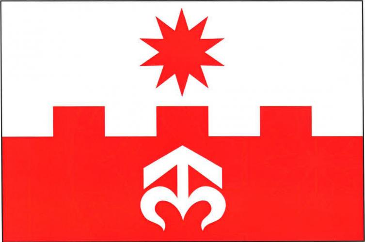 Vlajka obce Chlístovice