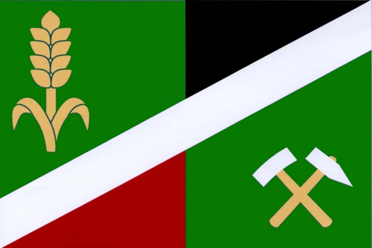 Vlajka obce Křesetice