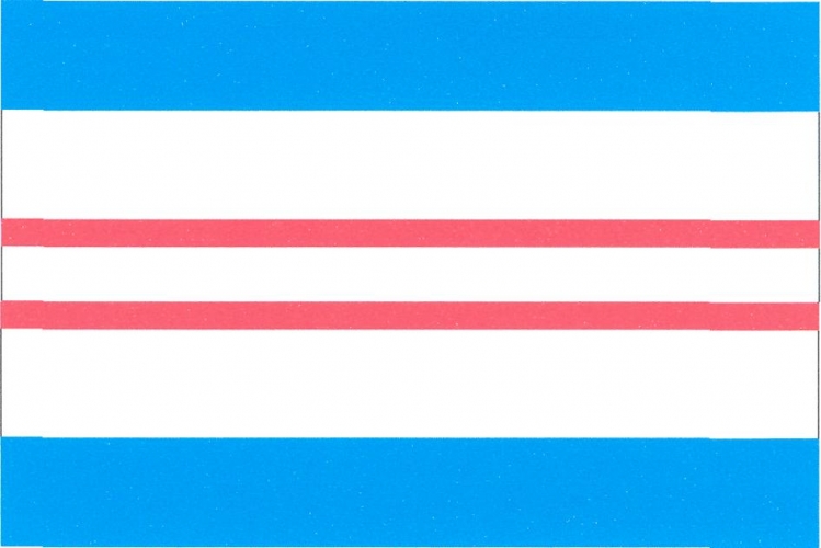 Vlajka obce Chlumín