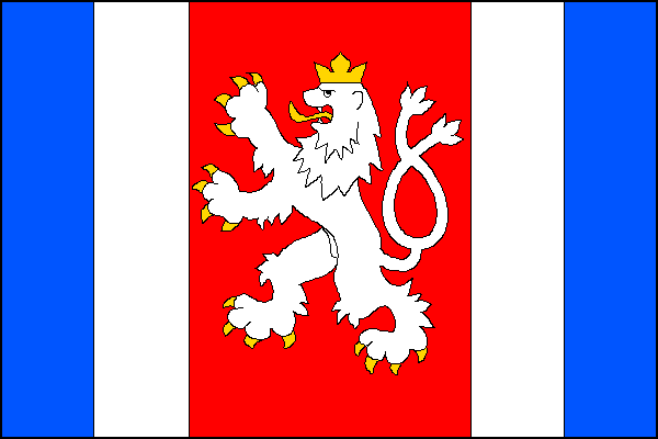 Vlajka obce Bělá pod Bezdězem