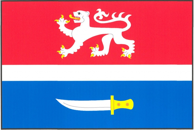 Vlajka obce Hrdlořezy