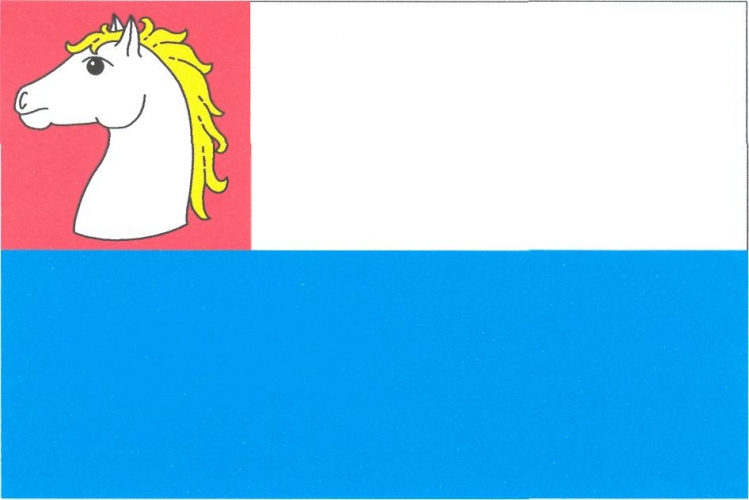 Vlajka obce Kostelní Hlavno
