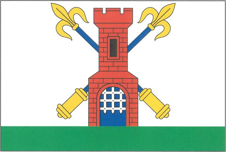 Vlajka obce Loučeň