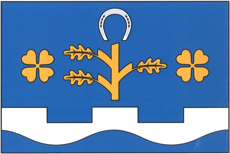 Vlajka obce Pňov-Předhradí