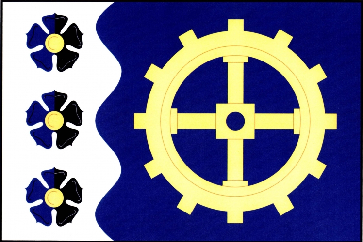 Vlajka obce Teplička