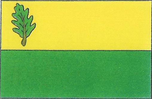 Vlajka obce Dalovice