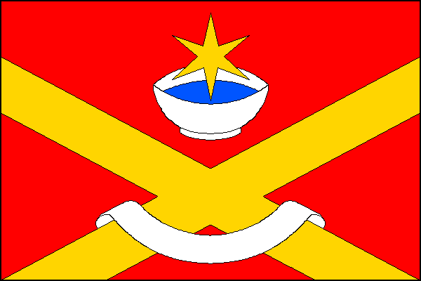 Vlajka obce Hovorčovice