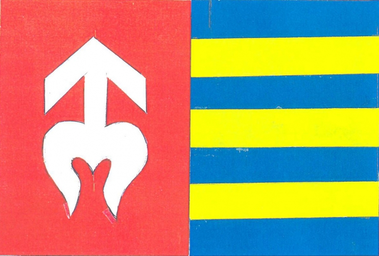 Vlajka obce Kaliště