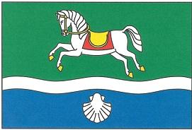 Vlajka obce Sluštice