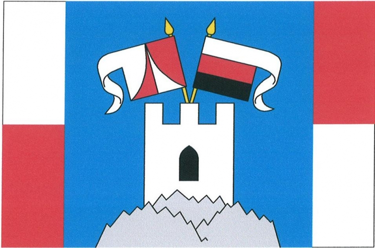 Vlajka obce Podhradí