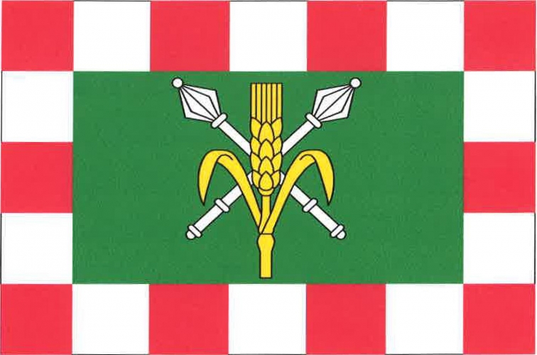 Vlajka obce Třebeň