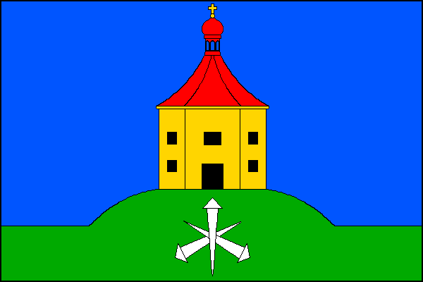 Vlajka obce Číčovice