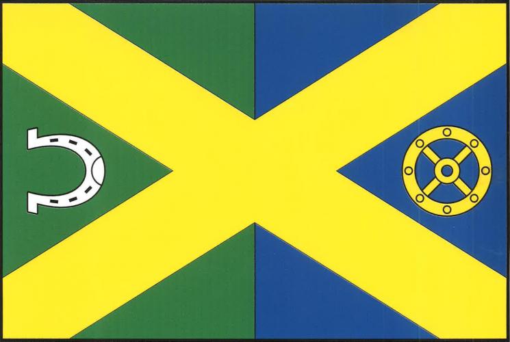 Vlajka obce Dobrovíz