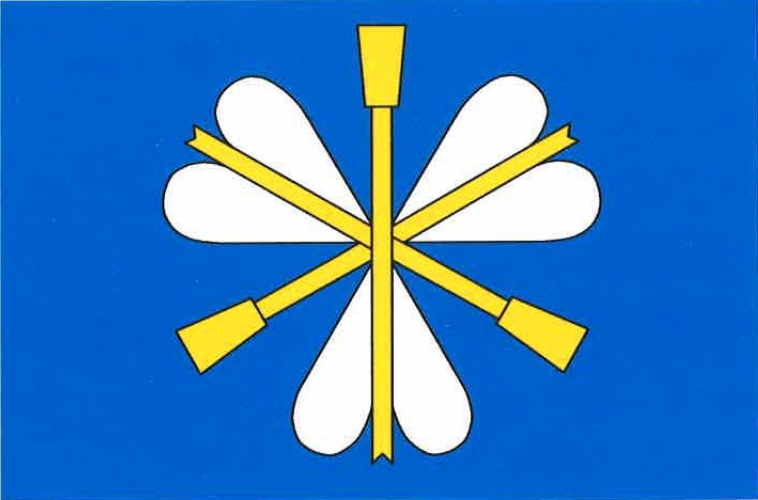 Vlajka obce Středokluky