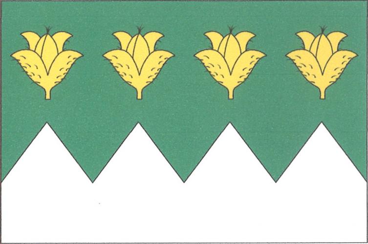 Vlajka obce Buková u Příbramě