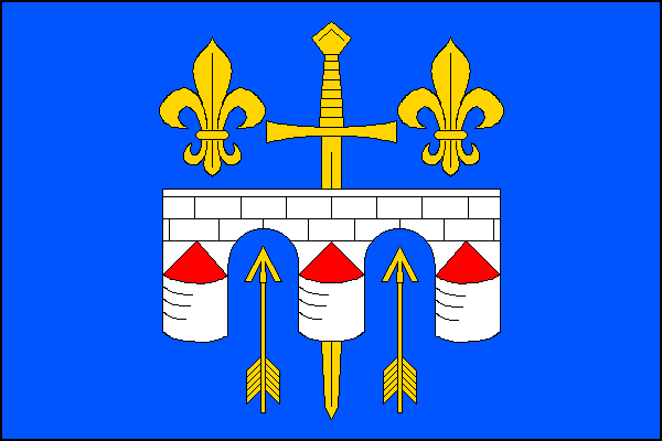 Vlajka obce Střelice