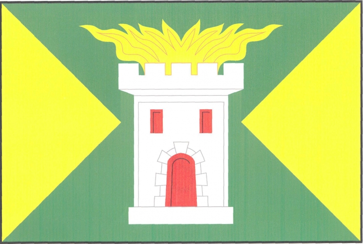 Vlajka obce Nezdřev