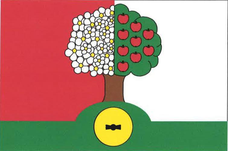 Vlajka obce Jablonná