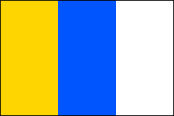 Vlajka obce Milešov