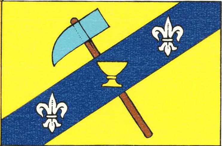 Vlajka obce Nové Dvory