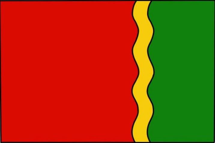 Vlajka obce Ouběnice