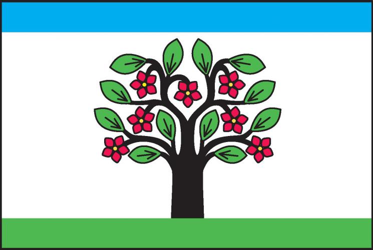 Vlajka obce Sádek