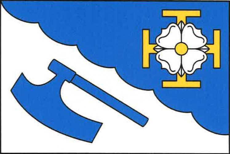 Vlajka obce Svaté Pole