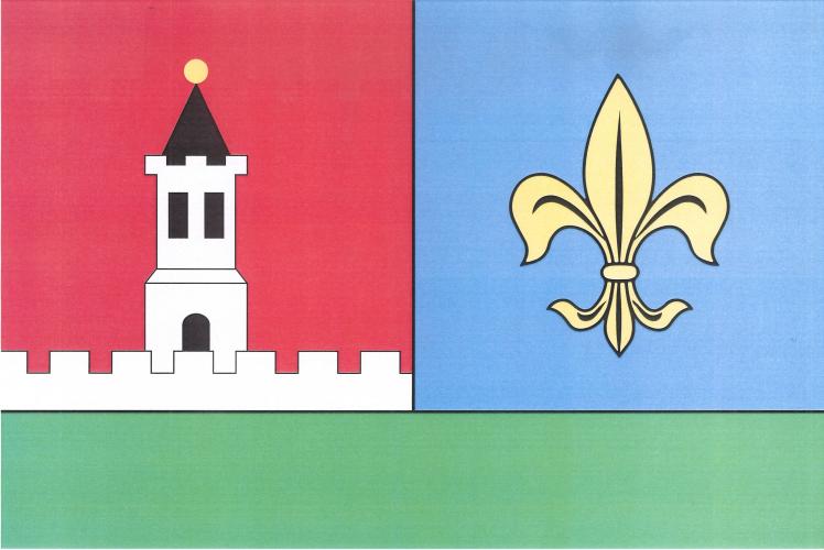 Vlajka obce Prostiboř