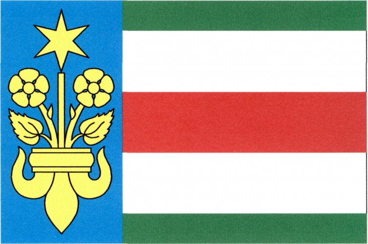 Vlajka obce Záchlumí