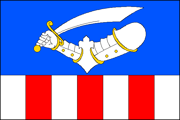 Vlajka obce Běhařov