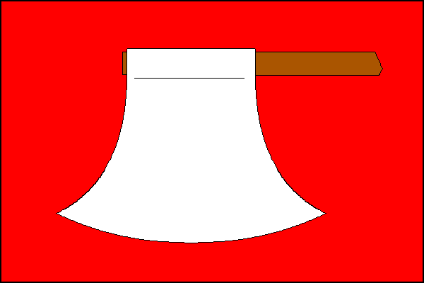 Vlajka obce Všetaty