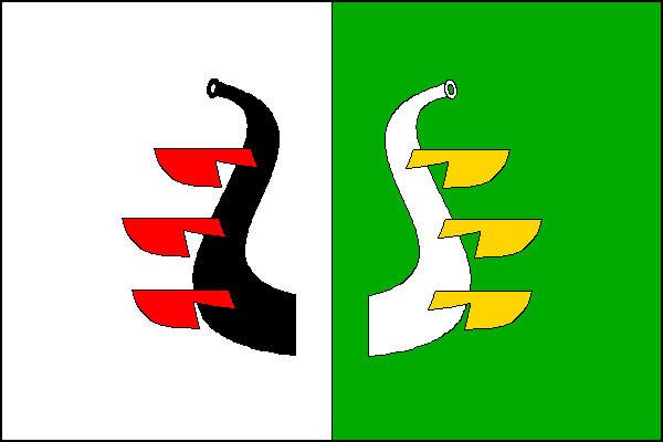 Vlajka obce Choryně